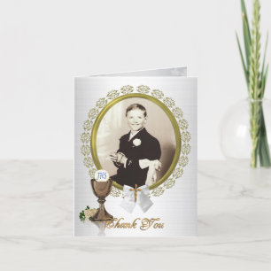 De Agradecimento Obrigado Nota sobre o cartão Primeira Comunicação/