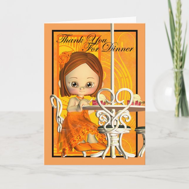 De Agradecimento Obrigado Pelo Cartão Jante (Frente)