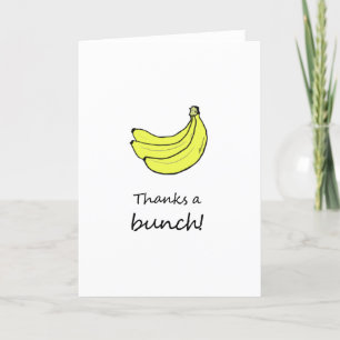 De Agradecimento Obrigado um cartão Bunch