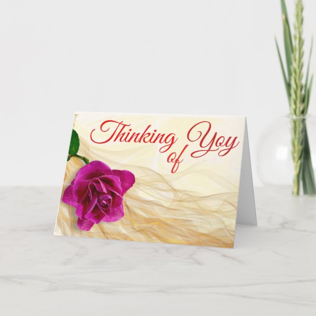 De Agradecimento Obter Cartão Bem (Frente)