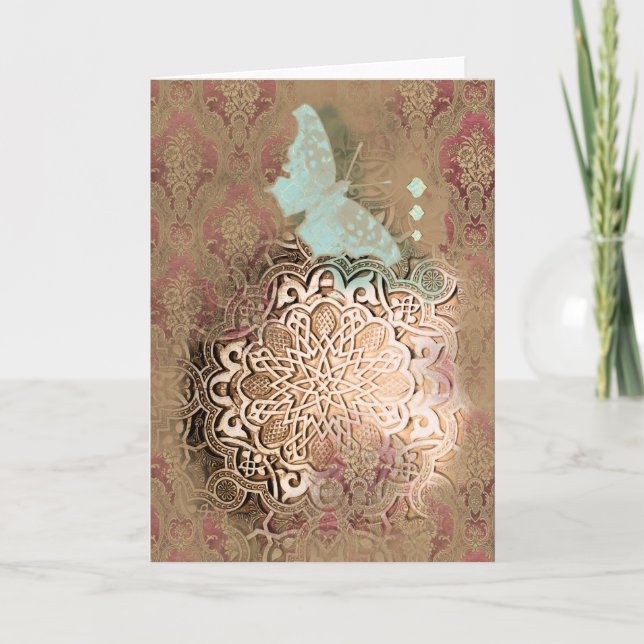 De Agradecimento Oriental Glow II - Cartão Saudável (Frente)