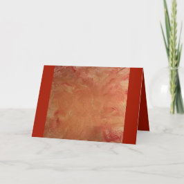 De Agradecimento Ouro cintilante e cartão vermelho