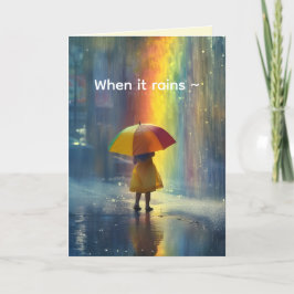 DE AGRADECIMENTO QUANDO CHOVER - OBTENHA UM BOM CARTÃO