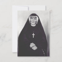 Santo Faustina Kowalska Cartão Santo da Divina Mis