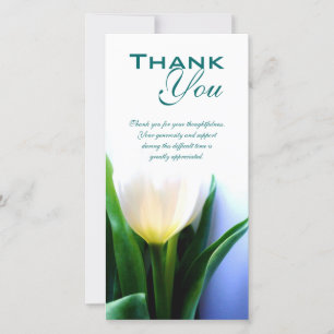 De Agradecimento Simpatia/obrigado fúnebre você cartão com fotos