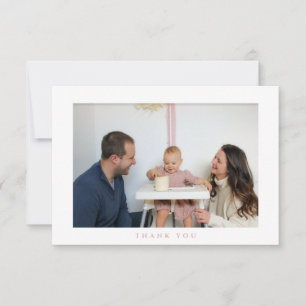 De Agradecimento Simples Aniversário Obrigado Cartão com fotos