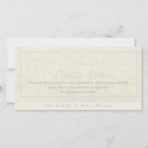 De Agradecimento Simplicidade 1 obrigado da simpatia você cartão