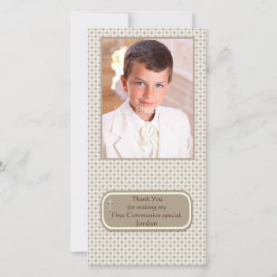 De Agradecimento Tan Argyle, Cartão com fotos religioso