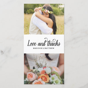 De Agradecimento Tanto Amor Casamento Obrigado Cartão com fotos