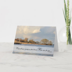 De Agradecimento Transmita toda a sua ansiedade sobre ele - Cartão 