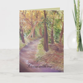 De Agradecimento venha comigo - cartão