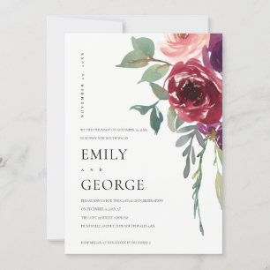 DE AGRADECIMENTO VERMELHA MARSALA ROSA FLORAL NÓS LIGAMOS O CARTÃO 