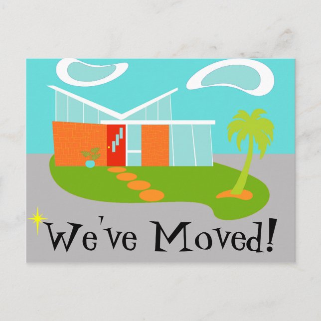 De Anúncio Alteração moderna do cartão postal do meio século (Frente)