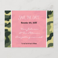 Camuflagem Militar Camuflagem & Cartão Postal Rosa