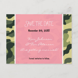 De Anúncio Camuflagem Militar Camuflagem & Cartão Postal Rosa