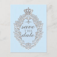 Cartão postal Fairytale Vintage Blue Royal SAVE DA