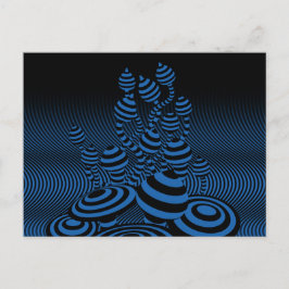 De Anúncio Cartão postal Magic Mushroom design óptico geométr