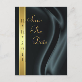De Anúncio Cartão Postal Marquis Black Silk Gold Save The Dat