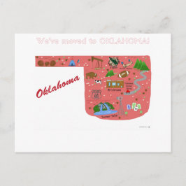 De Anúncio Cartão Postal Nós Mudamos para Oklahoma