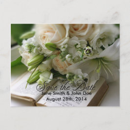 De Anúncio Cartão postal para guardar a data