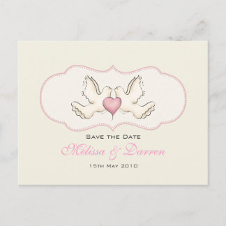 De Anúncio Cartão Postal Pombas do Amor