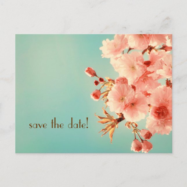 De Anúncio Cartão postal "Salve a data!" (Frente)