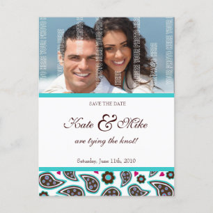 De Anúncio Cartão Postal Salve a Data   C1