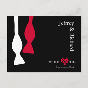 De Anúncio Cartão postal Sr & Sr Faça as Contas