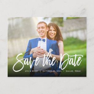 De Anúncio Cartão postal *Tipo envolvente* Salve a Data