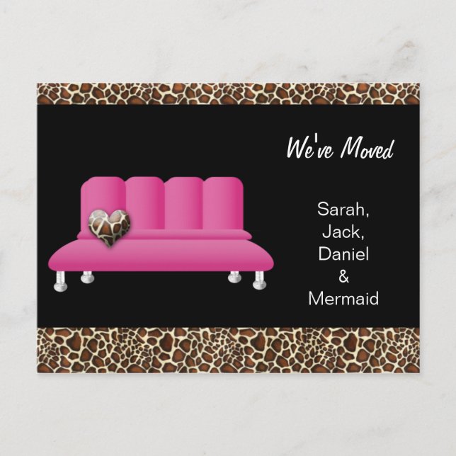 De Anúncio cartão postal trendy mudamos (Frente)