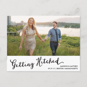 De Anúncio Casados Cartão Postal Salve a Data