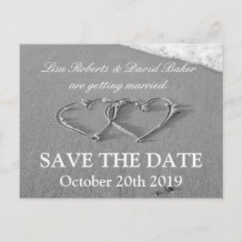 De Anúncio Guardar o cartão postal do casamento | Tema da pra