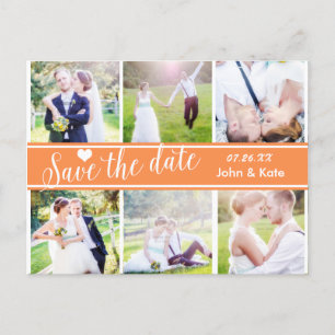 De Anúncio GUARDE A DATA Cartão Postal FOTOGRAFIA Casamento L