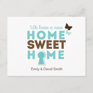 De Anúncio Home Sweet Home {new home} Cartão postal