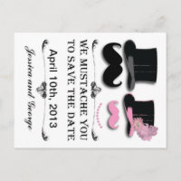 Salve a data do bigode e do cartão postal do chapé