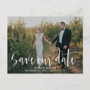 De Anúncio Script Manuscrito   Foto Cartão Postal Salve Nossa