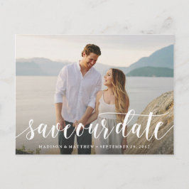 De Anúncio Script Salve a Data Cartão Postal