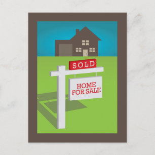 De Anúncio Vendido! Compramos uma casa! Cartão postal