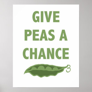 Dê ao Peas um impressão ou poster