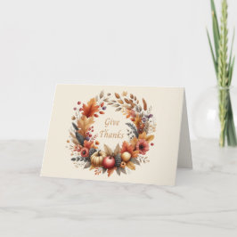 Dê aos Obrigados um Cartão de Ação de Graças