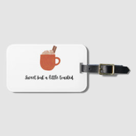 De Bagagem Citação engraçada e etiqueta marshmallow