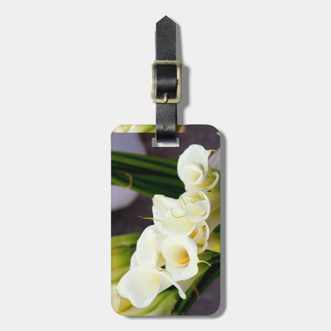 De Bagagem etiqueta da calla lily (Frente Vertical)
