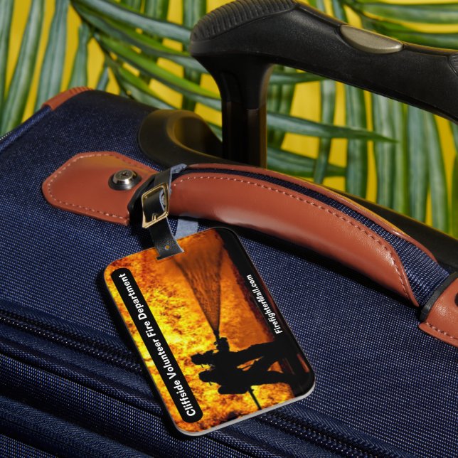 De Bagagem Etiqueta do Voluntariado do Cliffside (Frente Insitu 1)