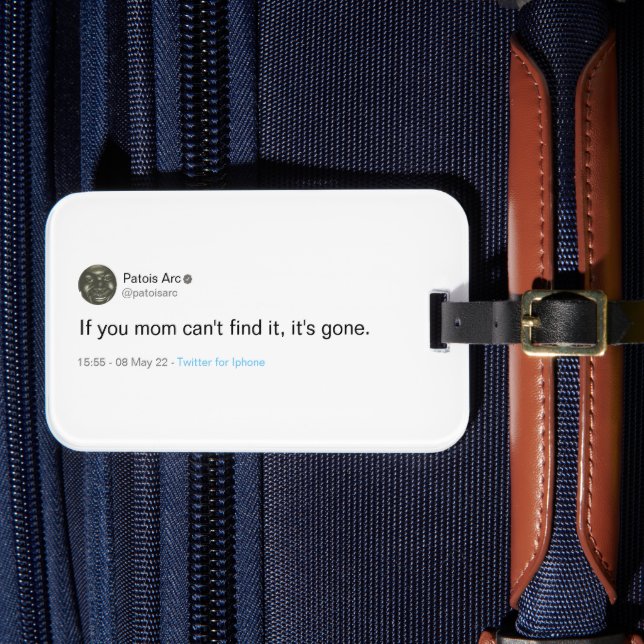 De Bagagem Etiqueta personalizada (Frente Insitu 4)