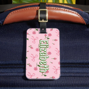 De Bagagem Etiqueta Personalizada para Bolsa Escolar Menina c
