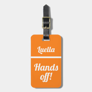 De Bagagem Mãos Personalizadas Desligadas   Etiqueta Engraç