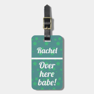 De Bagagem Personalizado por aqui, querida Etiqueta Engraç