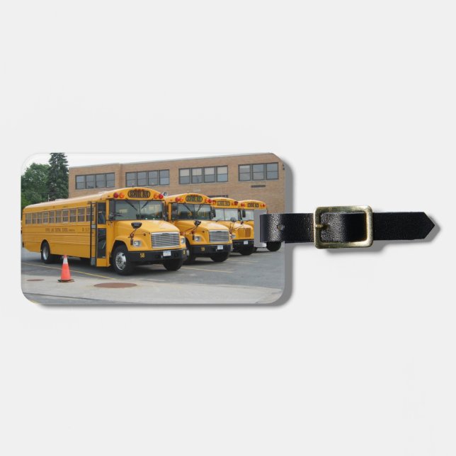 De Bagagem Voltar para a etiqueta da escola (Frente Horizontal)