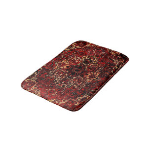 De Banheiro Design oriental do tapete na obscuridade -