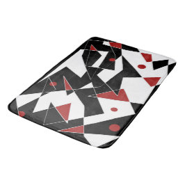 De Banheiro Encontra o tapete do banho vermelho